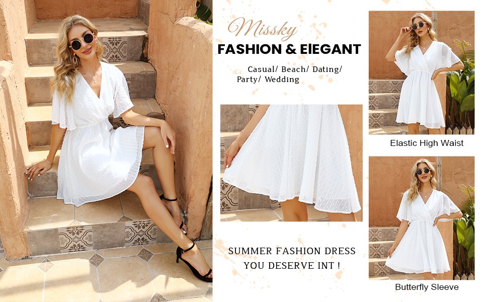 white dress for women