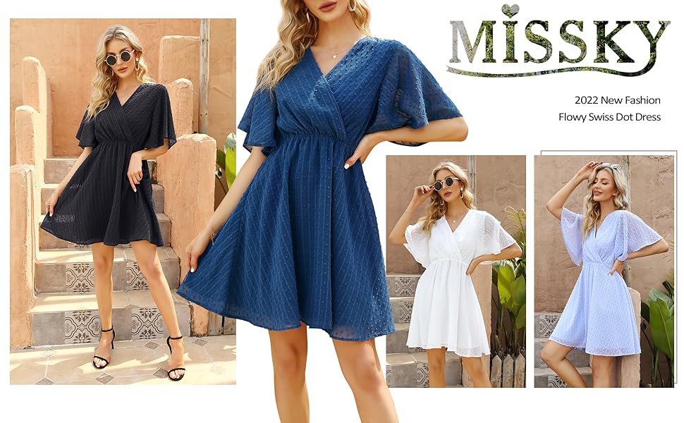 swiss dot dress