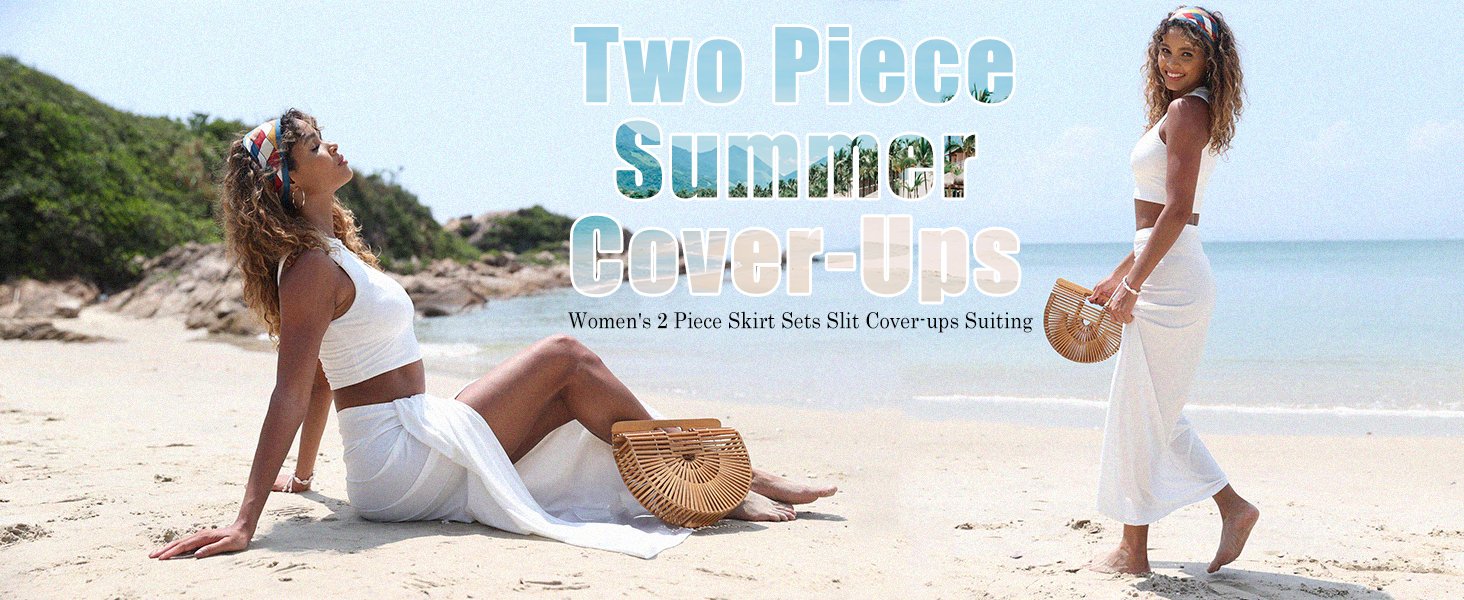 two piece beach cover ups for women summer