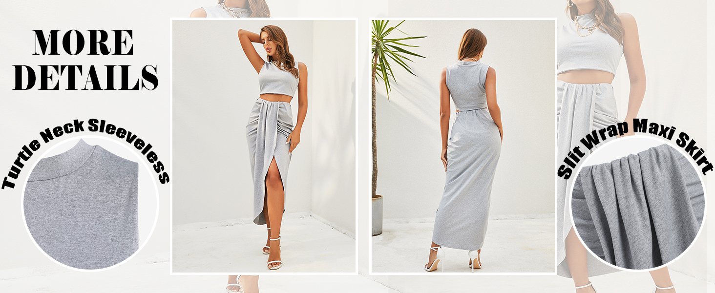 slit wrap maxi skirt suiting